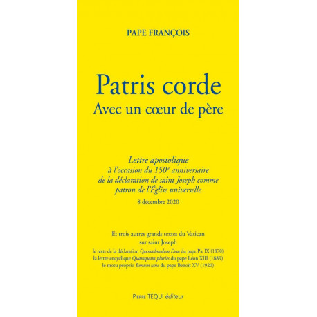 PATRIS CORDE - FRANCOIS - TEQUI
