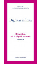 Dignitas infinita - declaration sur la dignite humaine - 2 avril 2024