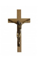 Croix chene christ 10cm