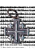 Croix jerusalem stylisee 13mm   1.6g